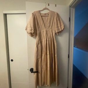 COPY - Pink / champagne beautiful midi dress!